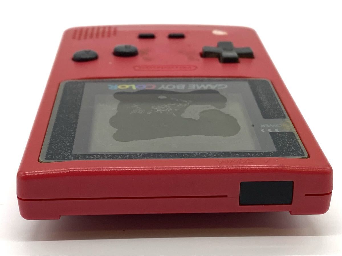 【9R14】 1円スタート Nintendo GAME BOY COLOR CGB-001 任天堂 ニンテンドー ゲームボーイ カラー 攜帯 ゲーム機 本體 ゲーム GB レッド