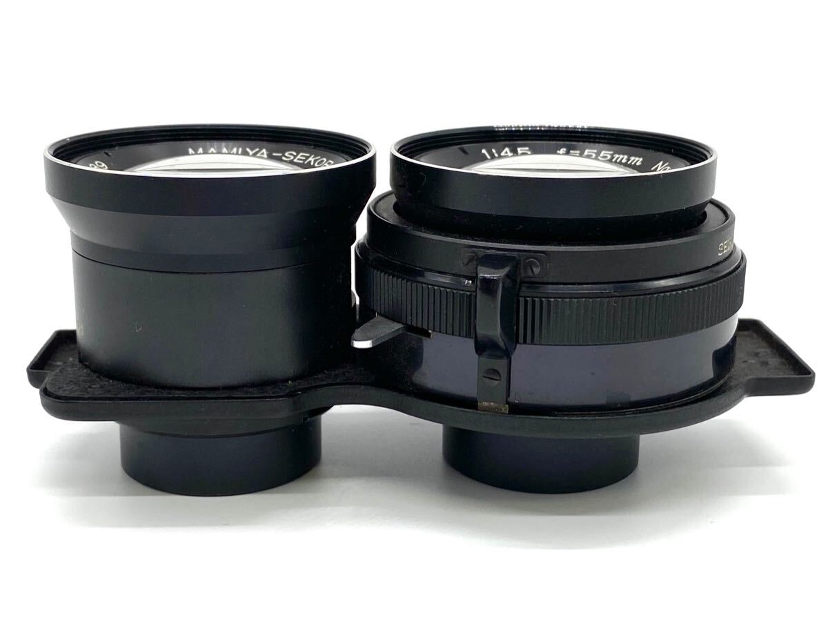 【9A10】1円スタート MAMIYA SEKOR LENS 55mm 1:4.5 f=55mm マミヤ セコール レンズ 二眼レフ カメラ　