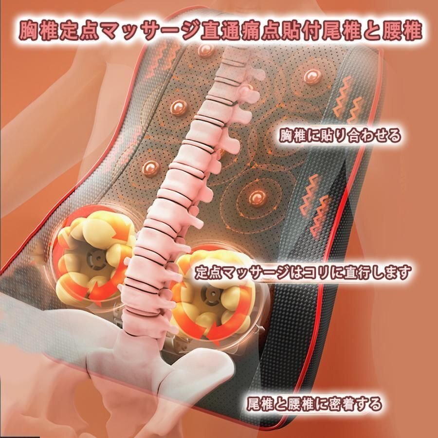 マッサージ器 マッサージ枕 マッサージ機 多機能 5つモード 溫?zé)?小型 肩 首 腰 腹 背中 足 新型8個磁石?マッサージ器 家庭用 yhw016
