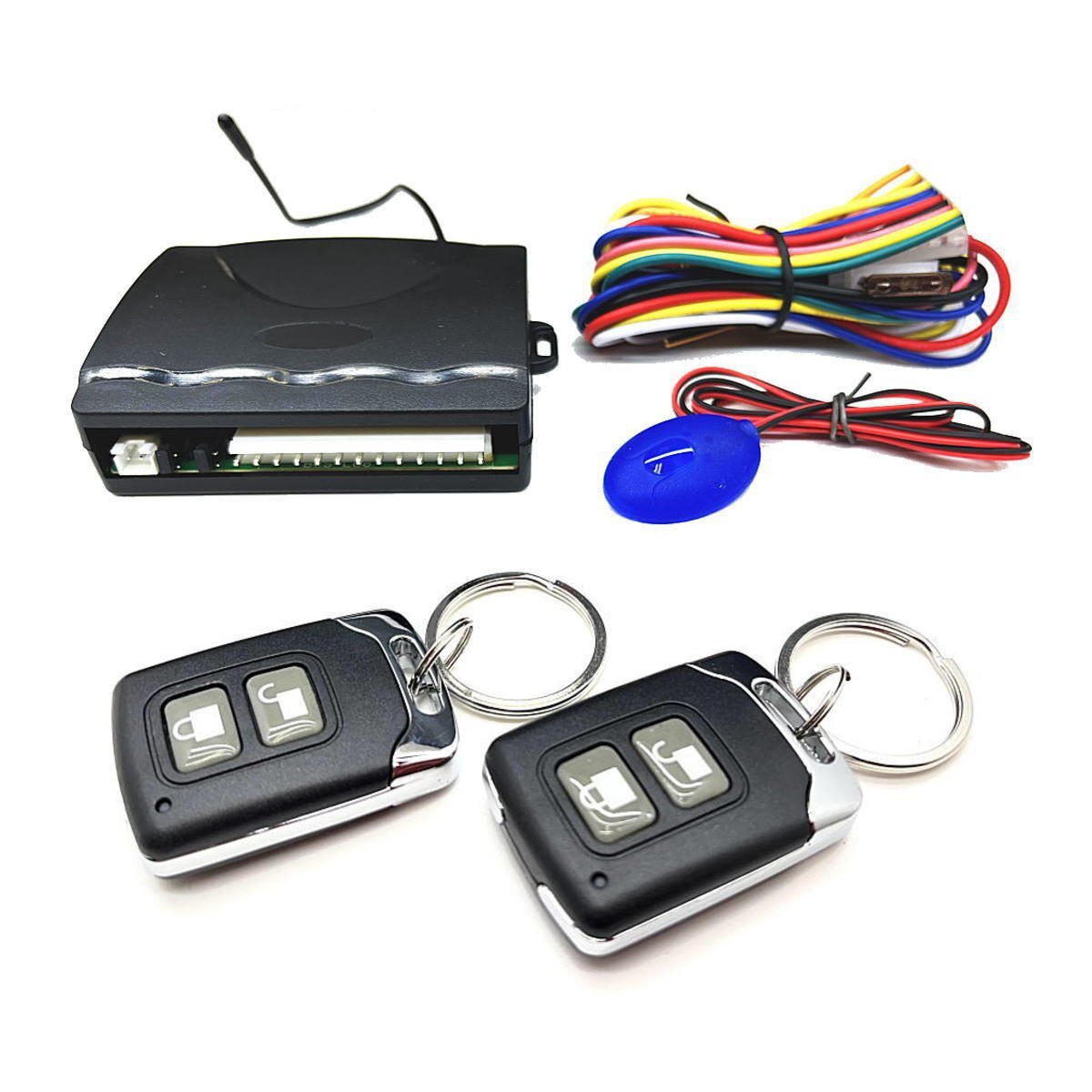 ☆即納 汎用 キーレスエントリー キット アンサーバック機(jī)能付 ドアロック キーレス トヨタ 日産 ホンダ マツダ 三菱 ダイハツ スズキ等☆