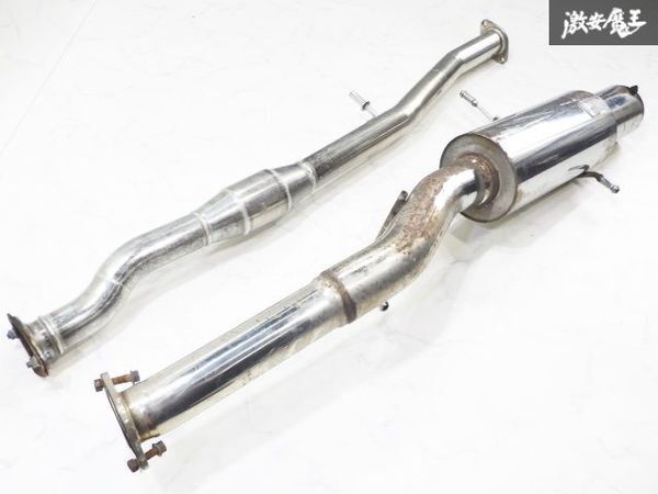 APEXi アペックス GDB インプレッサ WRX STI C型 涙目 EJ20 ステンレス ラ?アンスポーツ センターパイプ マフラー JASMA公認(rèn) 03S04767
