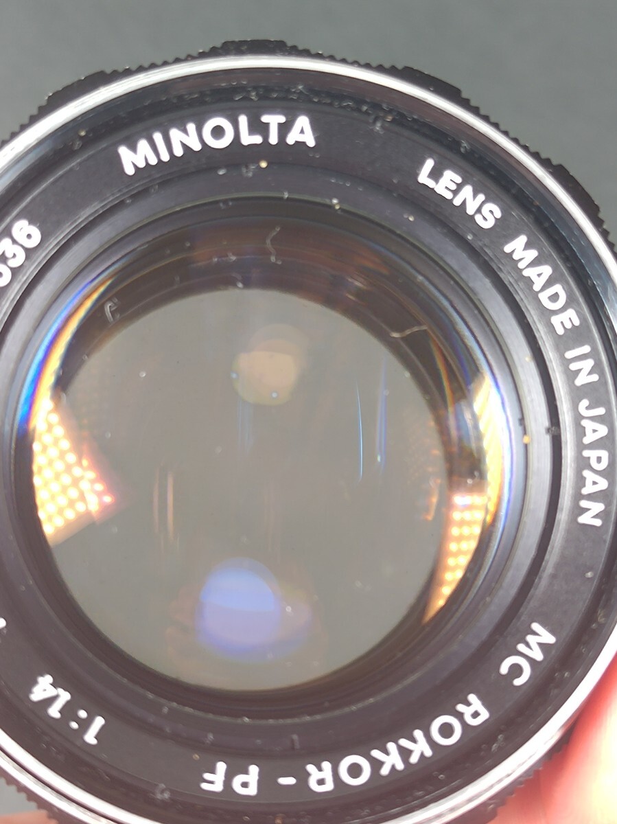 MINOLTA MC ROKKOR-PF 1:1.4 f=58mm 5627336