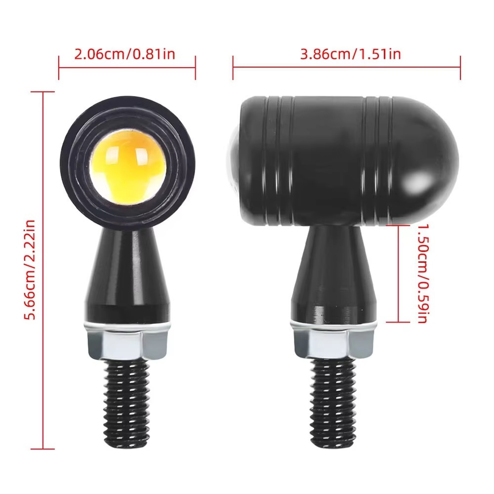 4 шт LED указатель поворота compact Mini Z900RS Zephyr 400 750 1100 ZRX Balius Eliminator GPZ GPX XJR400R CB400SF SB400SB CBR