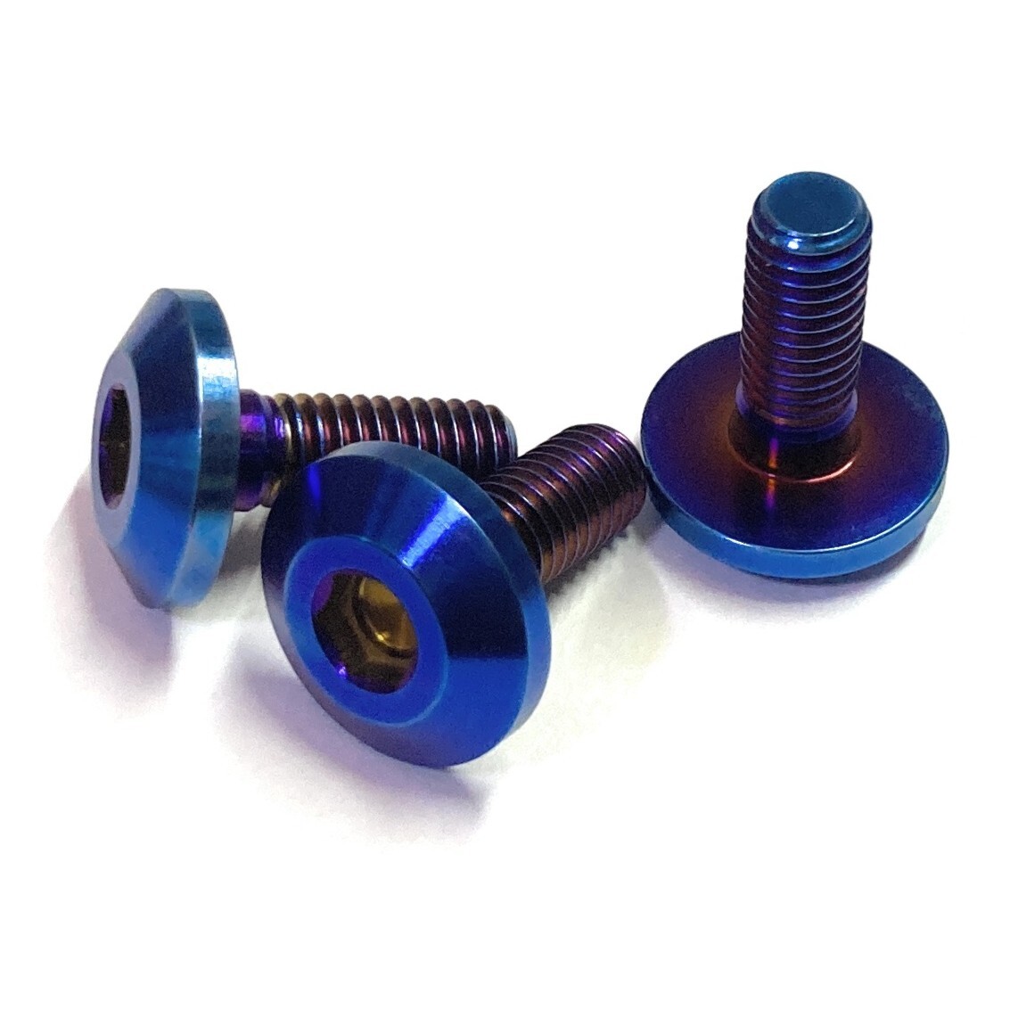 64 titanium M6 3 шт номер болт titanium сплав номерная табличка шестигранная головка болт Prius Alphard Land Cruiser Jimny Sierra 