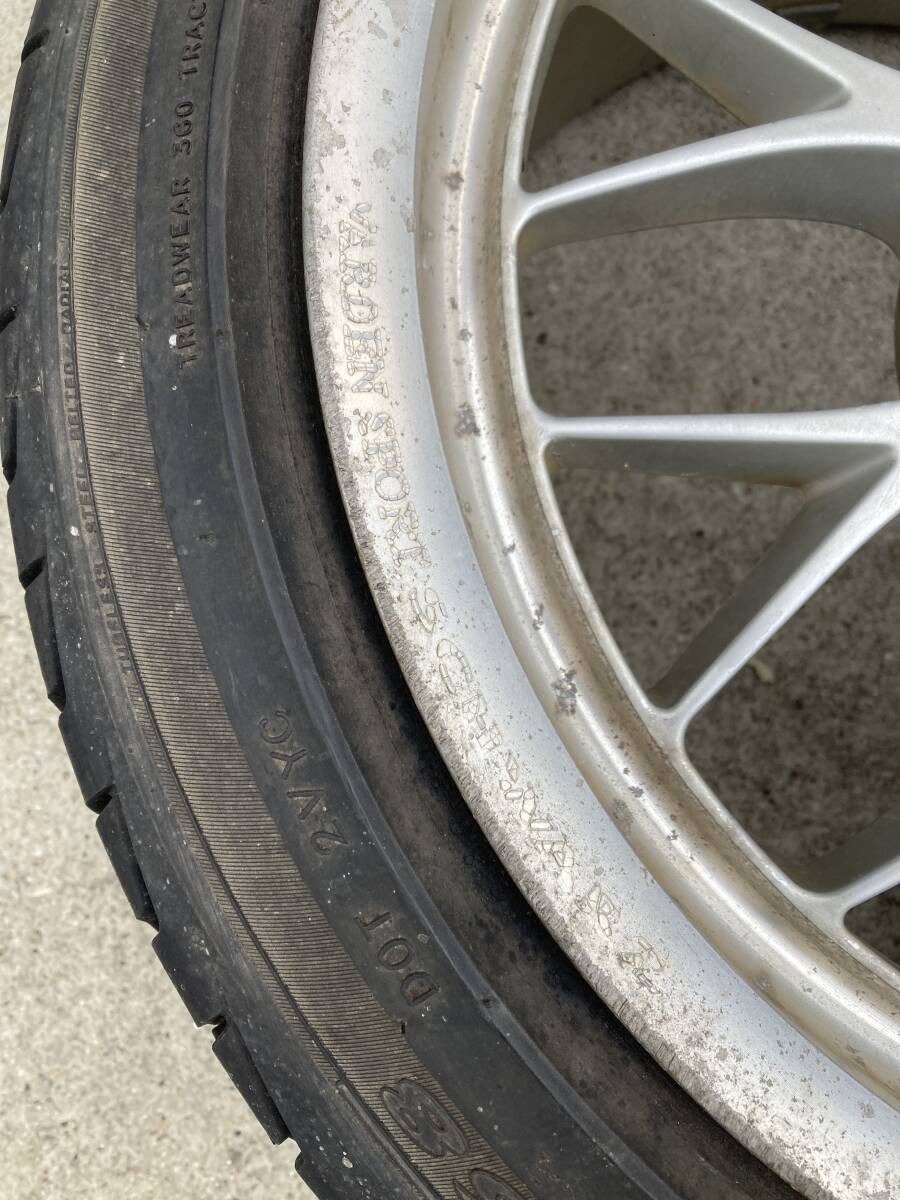 SSR VSシュバルツ　17インチ　9J　114.3/4H/5Hマルチ　2本セット_画像2