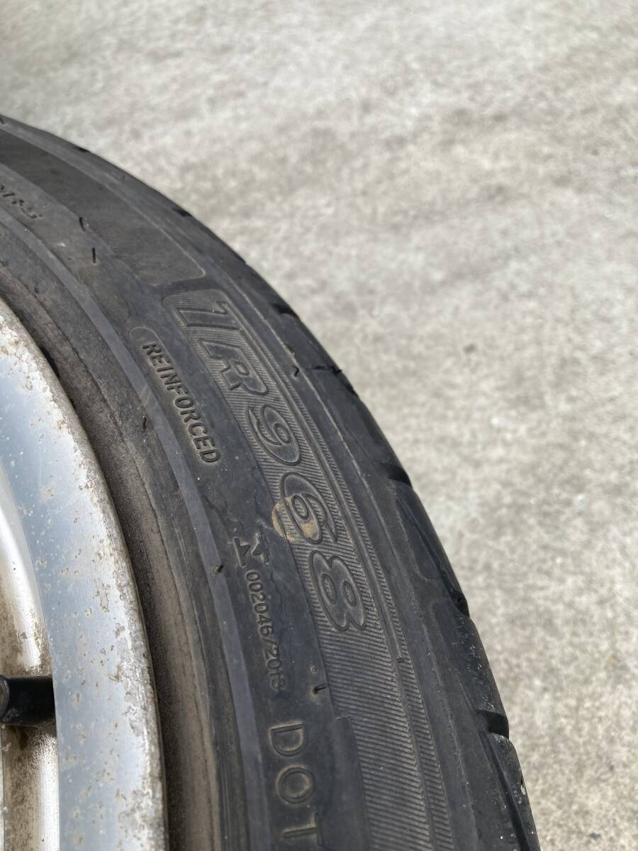 SSR VSシュバルツ　17インチ　9J　114.3/4H/5Hマルチ　2本セット_画像4