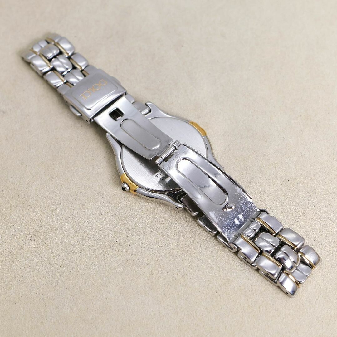 稼働 SEIKO Dolce 腕時計 アイボリー メンズ ステンレス 1307 _画像8