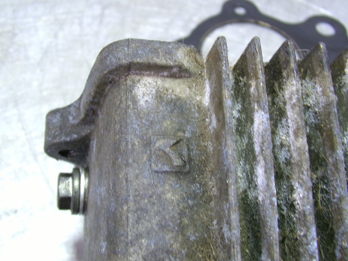 12V スーパーカブC50E-0813***エンジン/キタコ ボアアップシリンダー＆ピストン/9_画像9