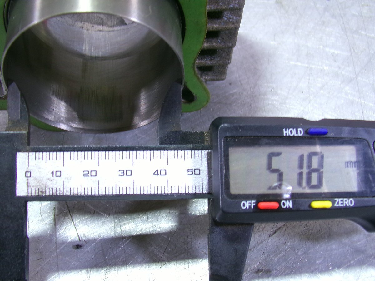 12V スーパーカブC50E-0813***エンジン/キタコ ボアアップシリンダー＆ピストン/9_画像8