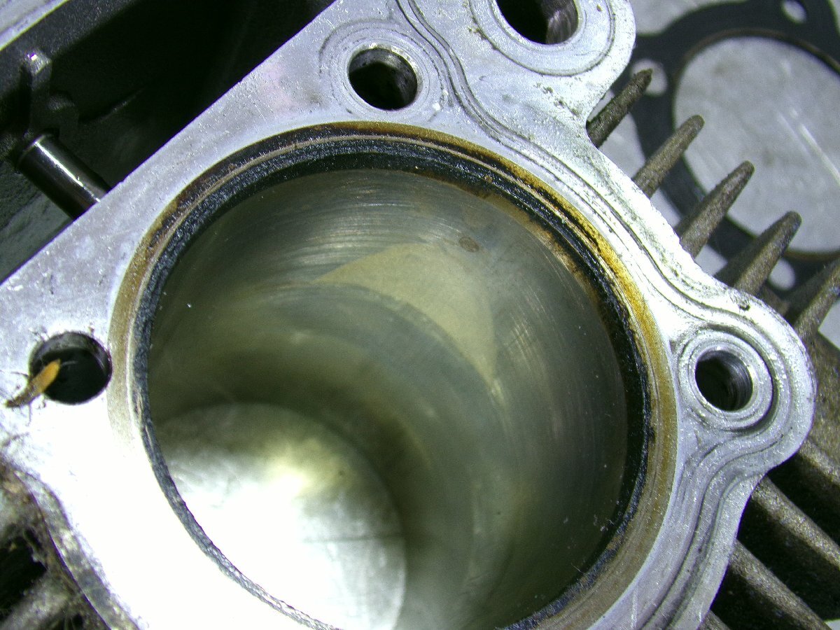 12V スーパーカブC50E-0813***エンジン/キタコ ボアアップシリンダー＆ピストン/9_画像6
