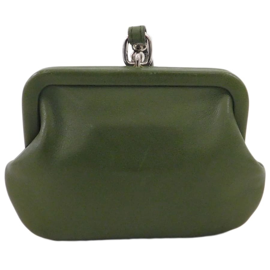  Ferragamo vala лента gama. кошелек оттенок зеленого кожа симпатичный модный Salvatore Ferragamo