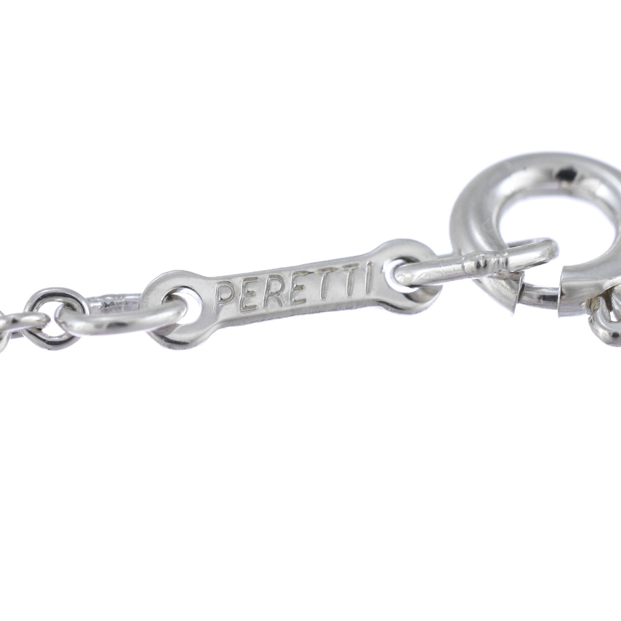 新品同様 ティファニー エルサペレッティ ビーン ペンダント ネックレス スターリングシルバー 925 TIFFANY&CO._画像4