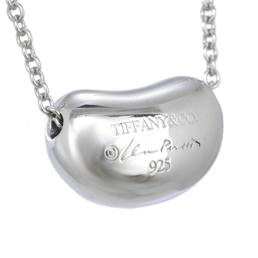 ティファニー エルサペレッティ ビーン スモール ペンダントネックレス シルバー SV925 スターリングシルバー S TIFFANY&Co._画像2