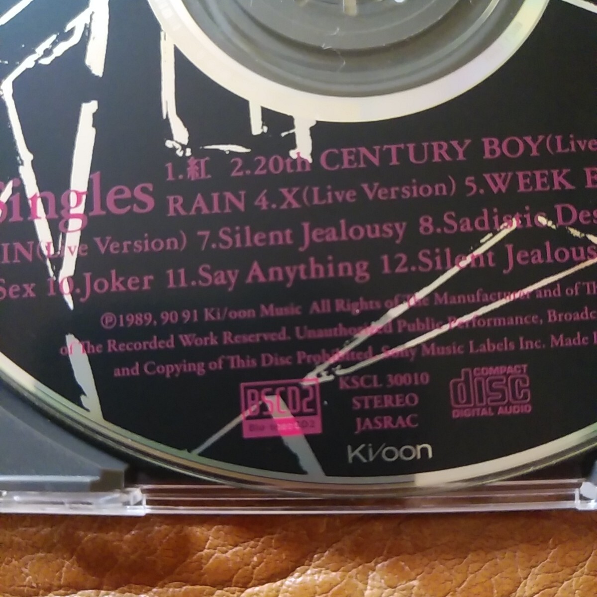 貴重 X SINGLES BLU SPEC CD2 リマスター盤 高音質 BSCD2 エックス blue blood jealousy期　/ hide yoshiki JAPAN kurenai single_画像4