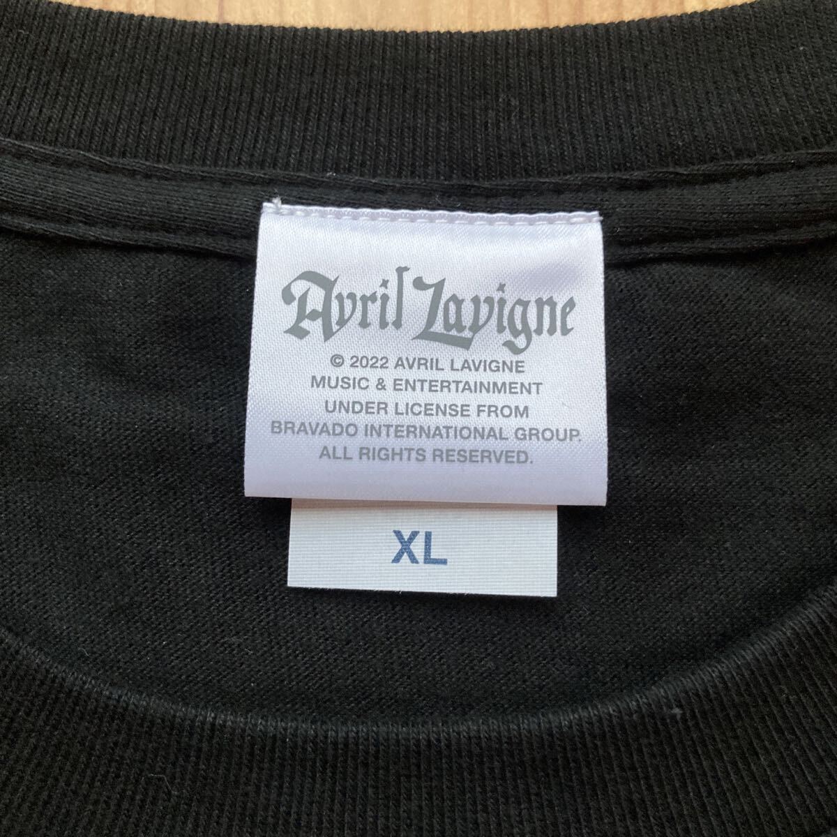 新品★Avril Lavigne アヴリル・ラヴィーン★Bite Me Baroon Canada Tour 2022 長袖 Tシャツ/XLサイズ 黒 ロングスリーブ_画像5