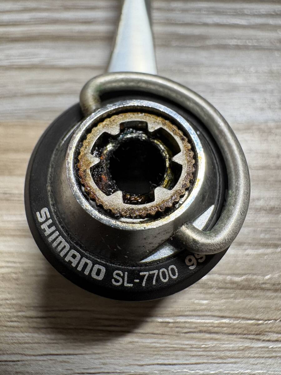 SHIMANO シマノ SL-7700 DURA-ACE 2x9s （※フロントレバー用アダプタに一部欠けあり）