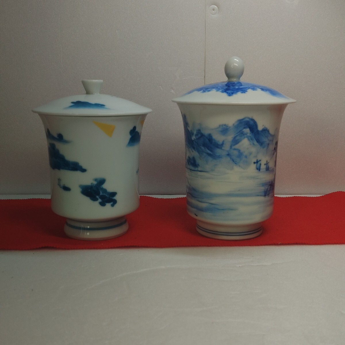 伊万里　 有田焼　鍋島　平戸焼　蓋付き湯呑茶碗_画像5