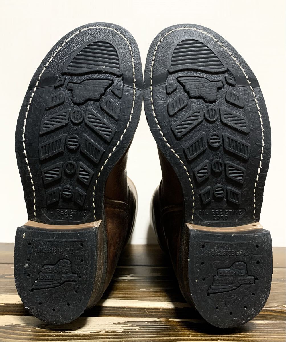 Redwing(レッドウィング/USA制).レザー エンジニア ブーツ 25.5(US7.5/2972/カッパー ラフ＆タフ/上質(zhì).オイルド.牛革/2011年制/バイカー)