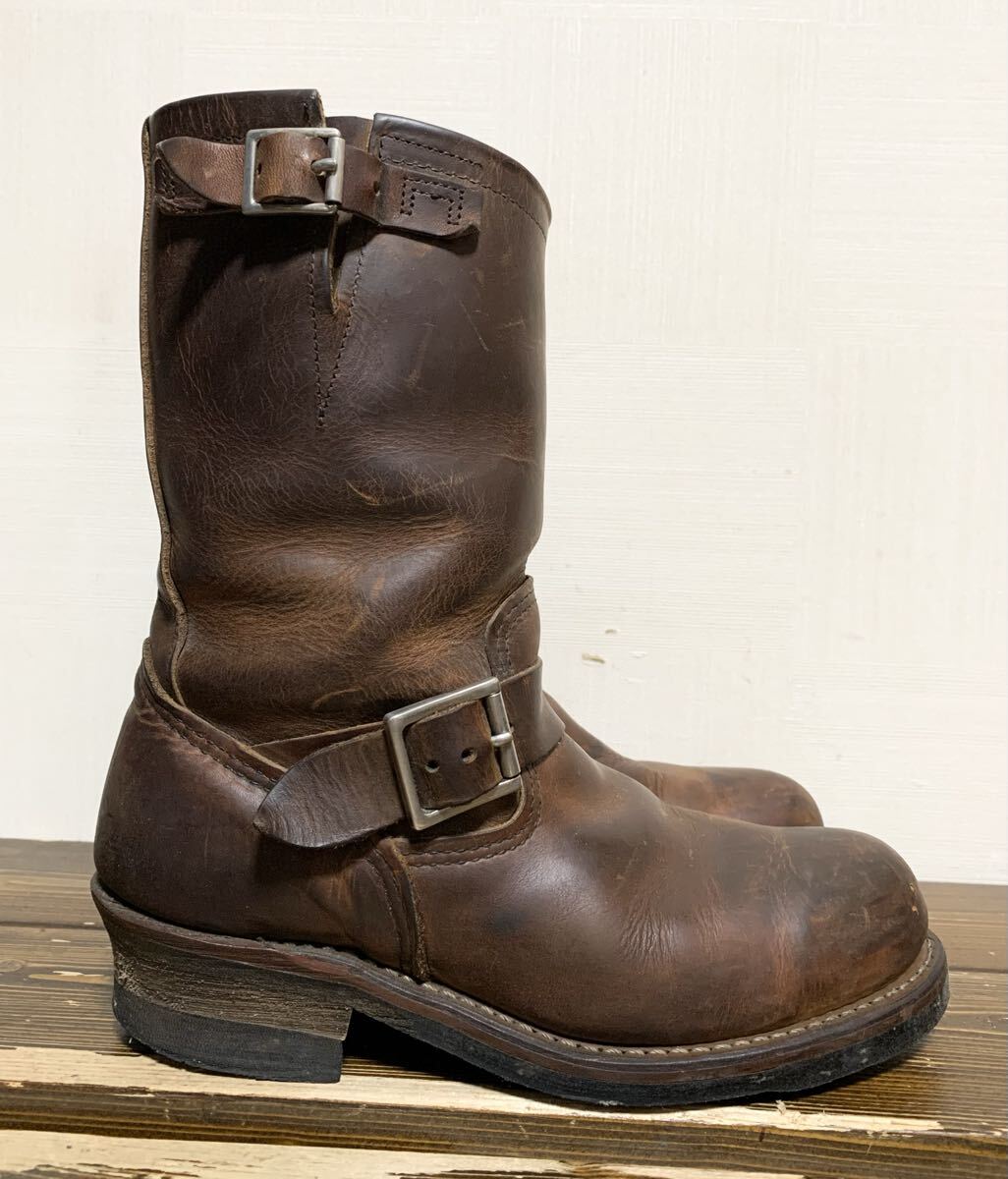 Redwing(レッドウィング/USA制).レザー エンジニア ブーツ 25.5(US7.5/2972/カッパー ラフ＆タフ/上質(zhì).オイルド.牛革/2011年制/バイカー)