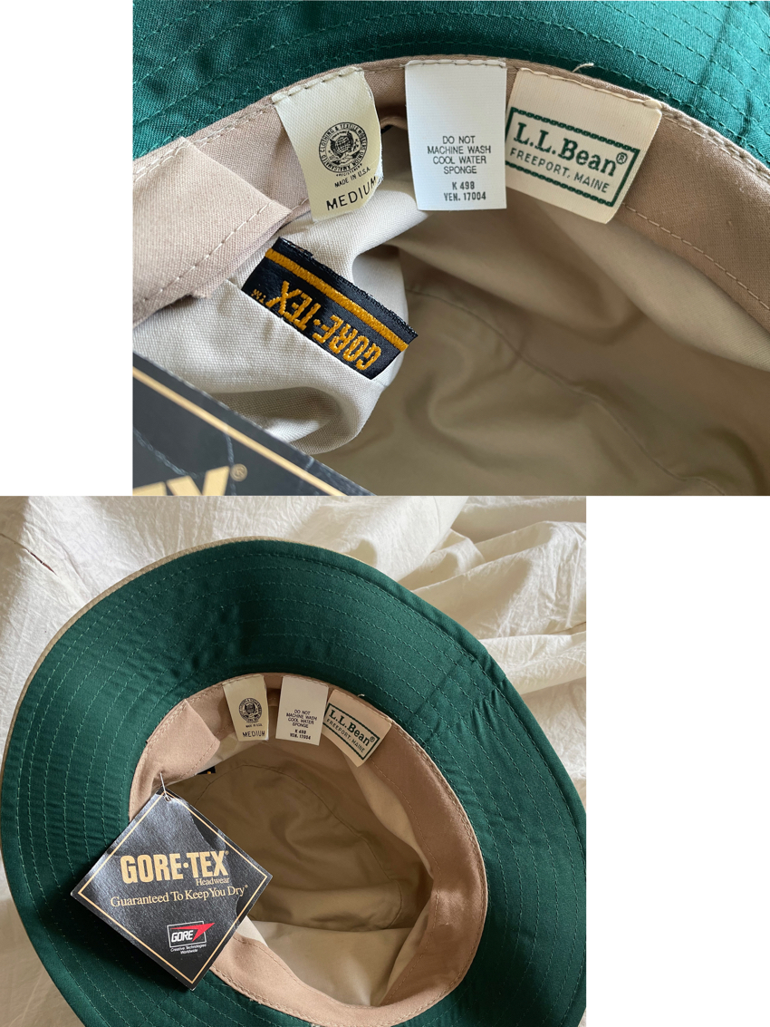 ＊デッドストック L.L.Bean 80's キャンバス ハット/エルエルビーン made in USA サイズM_画像10