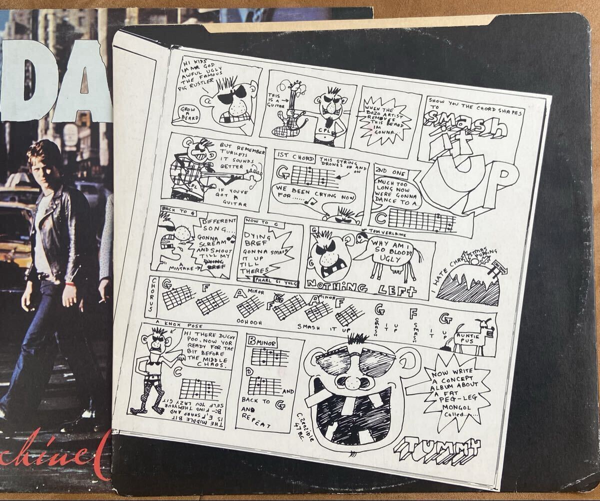 UKオリジナル盤LP The Damned-Machine Gun Etiquette /punk rock パンク天国 クラブヒット kbd_画像9