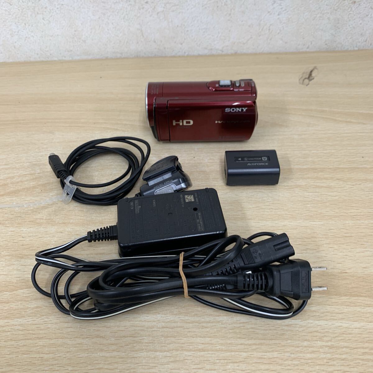 中古品 ソニー SONY ハンディカム Handycam デジタルビデオカメラ HDR-CX170 レッド 2010年制 ビデオカメラ?デジタルカメラ