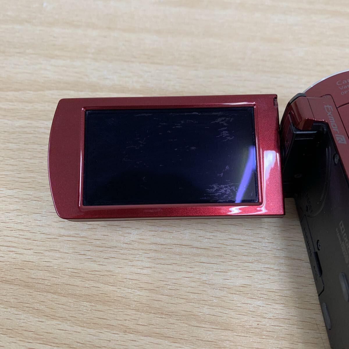 中古品 ソニー SONY ハンディカム Handycam デジタルビデオカメラ HDR-CX170 レッド 2010年制 ビデオカメラ?デジタルカメラ