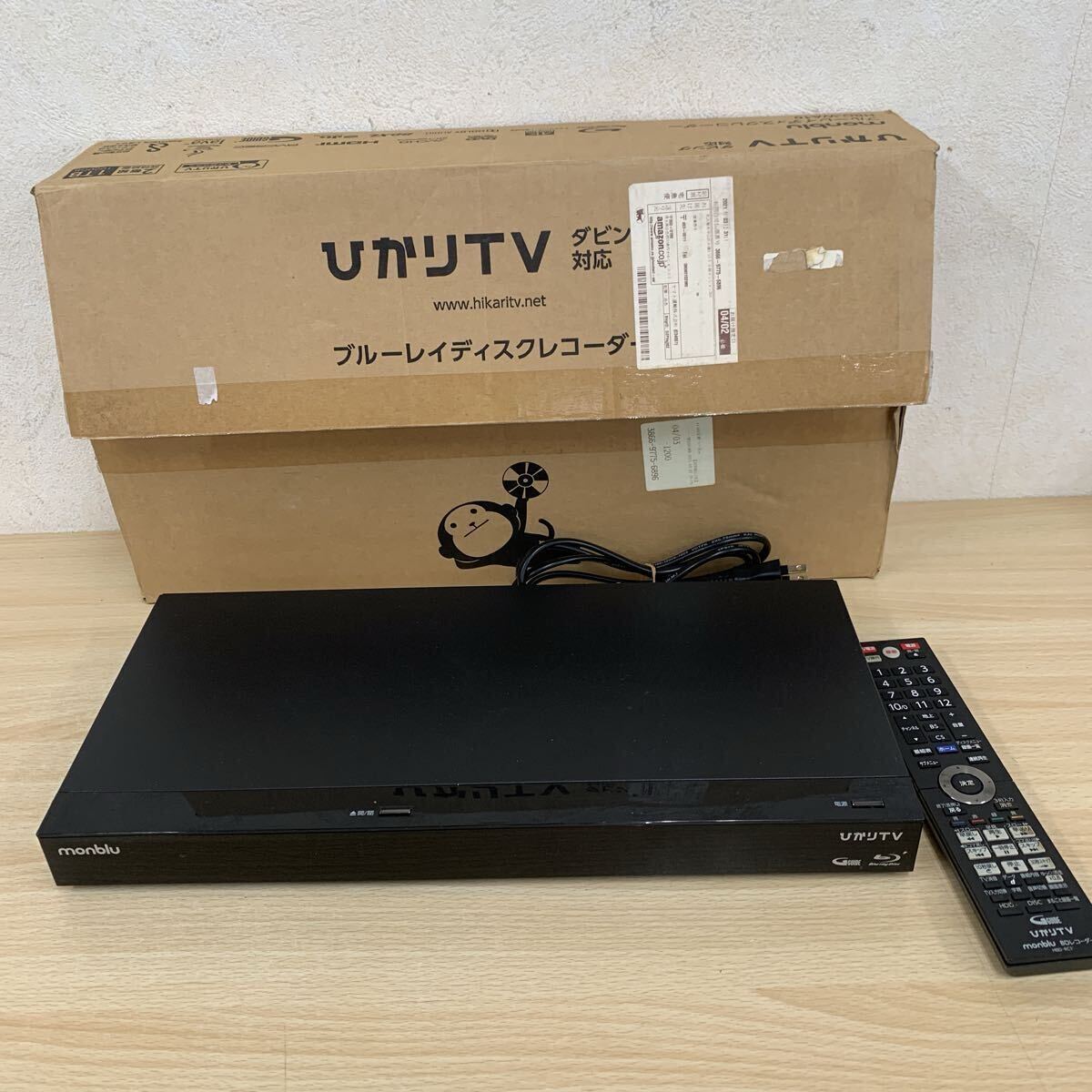 中古品?現(xiàn)狀 フナイ FUNAI ひかりTV ダビング対応 Monblu ブルーレイディスクプレーヤー 1TB HBD-WA10 2021年制 BDレコーダー?映像機器