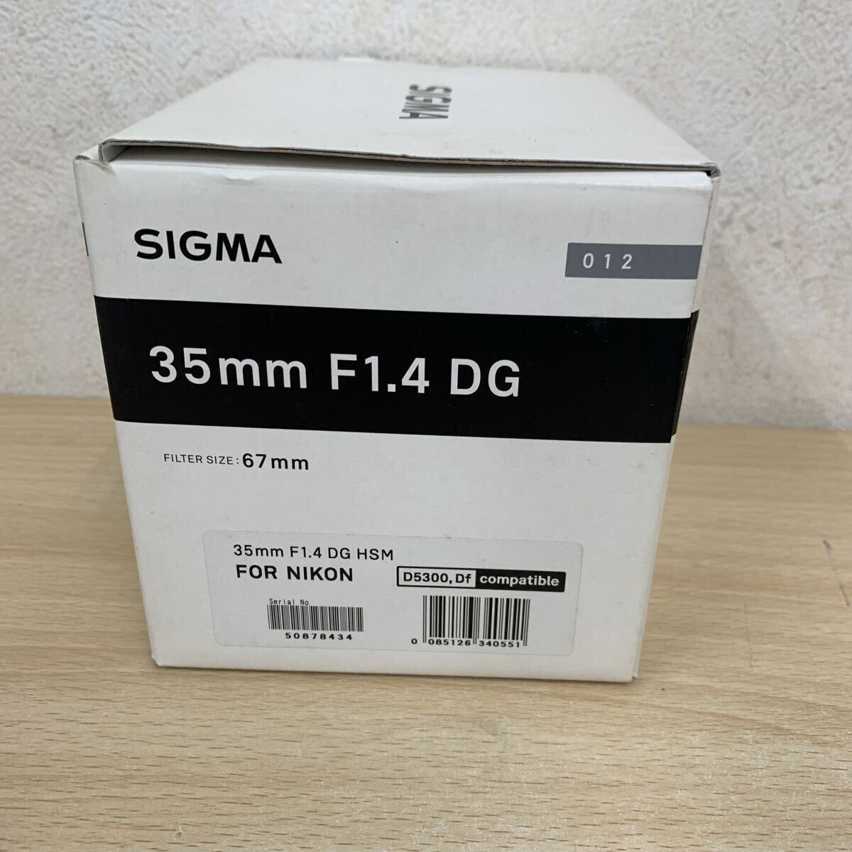 中古品?美品 カメラレンズ シグマ SIGMA 35mm F1.4 DG HSM Art FOR NIKON ニコン用マウント 単焦點(diǎn)レンズ 一眼カメラ用