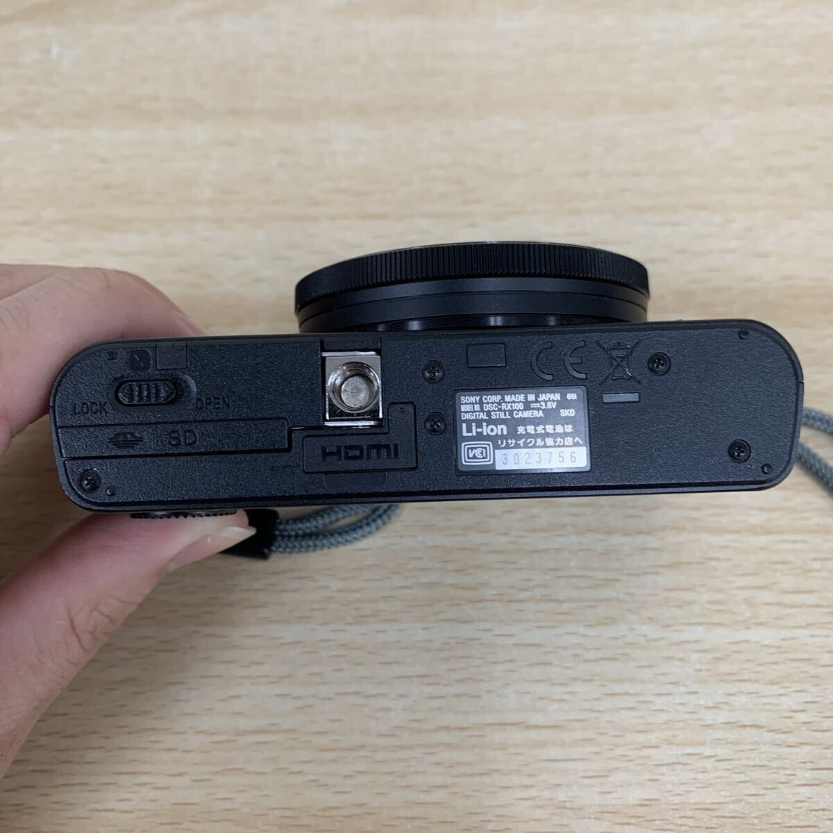 中古品 コンパクトデジタルカメラ ソニー SONY サイバーショット Cyber-shot DSC-RX100 ブラック コンデジ?デジタルカメラ