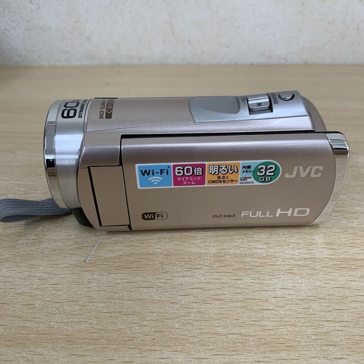中古品 JVC エブリオ Everio デジタルビデオカメラ GZ-EX370 ピンクゴールド 2012年制 デジタルカメラ?ビデオカメラ