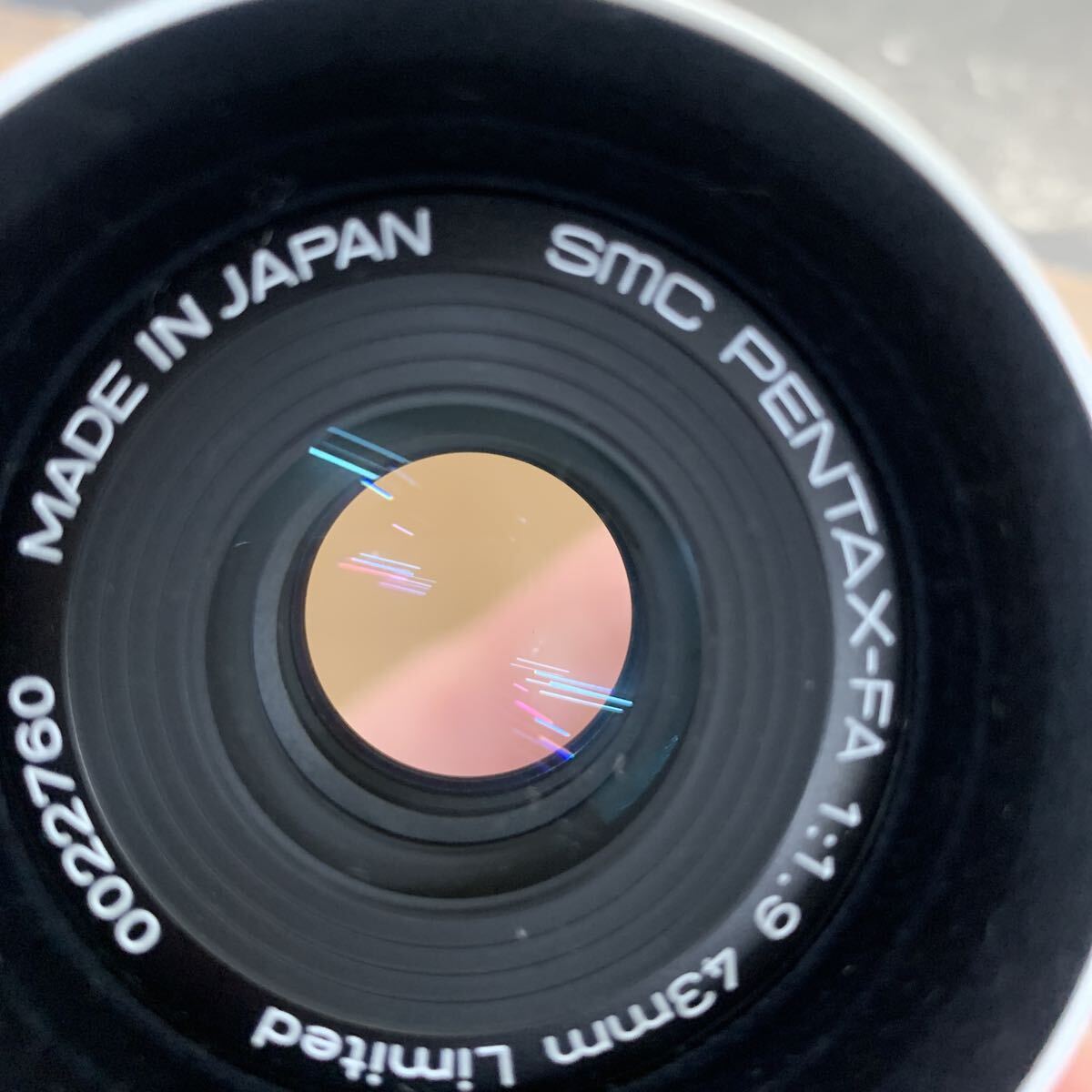 中古品 smc PENTAX-FA 43mm F1.9 Limited レンズ ペンタックス