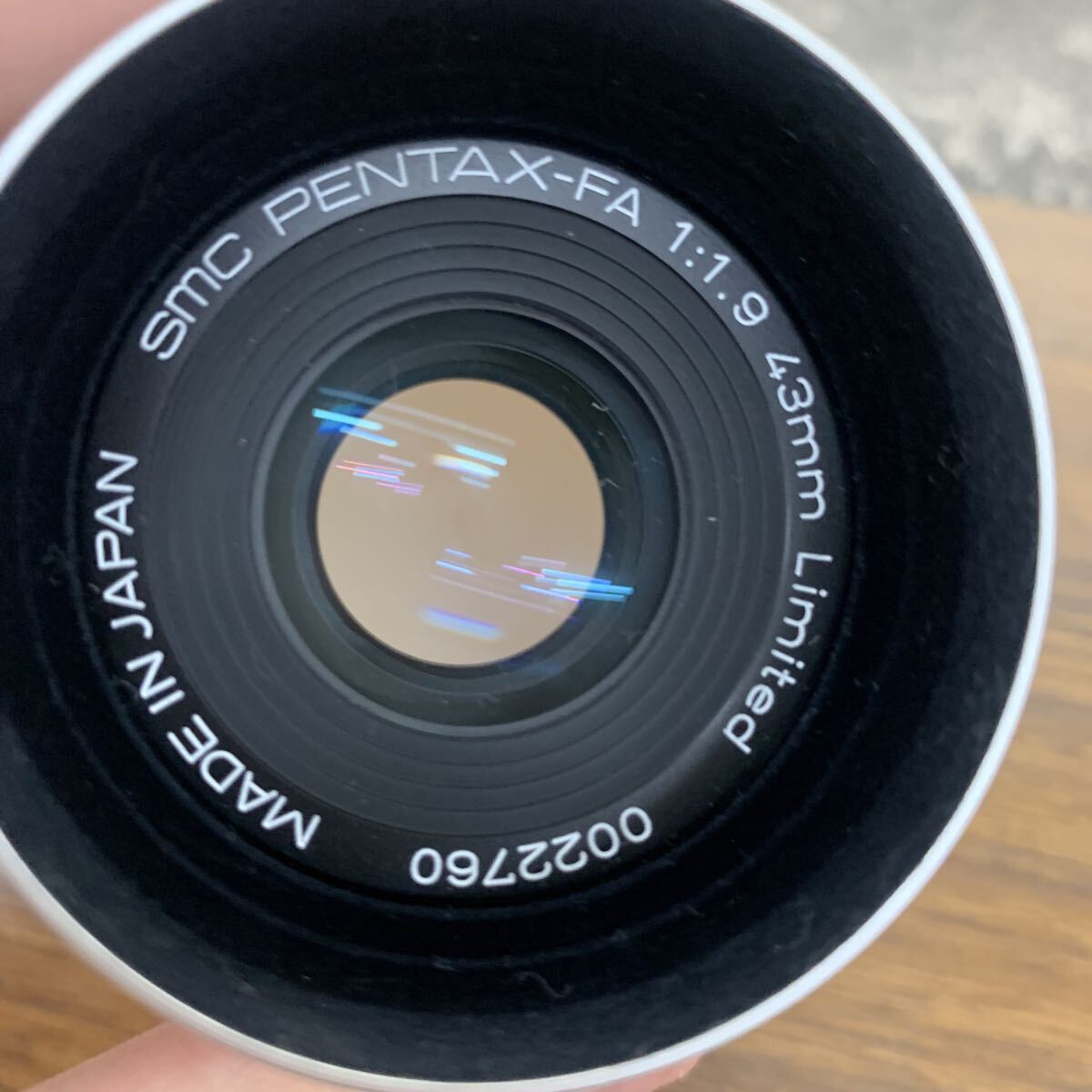 中古品 smc PENTAX-FA 43mm F1.9 Limited レンズ ペンタックス
