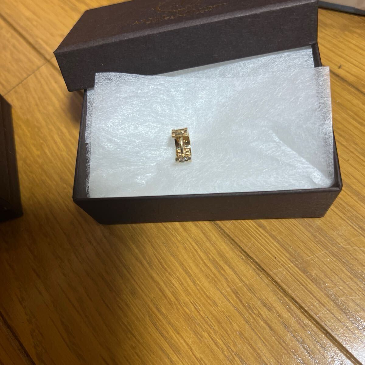 AVALANCHE アヴァランチ　ダイヤモンド 10K イエローゴールド ピアス 10mm HIP HOP ヒップホップ　ジュエリー　アクセサリー　YELLOW GOLD_画像3