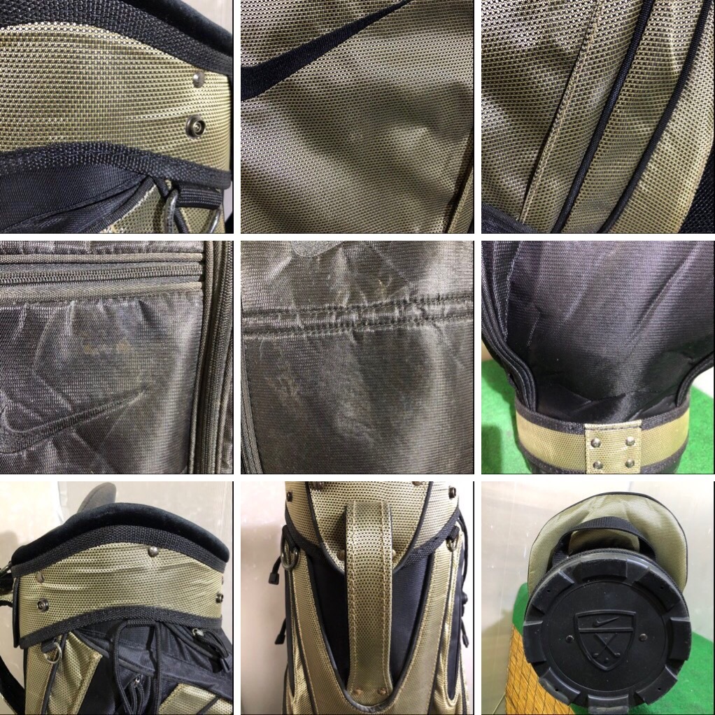 送料無料/おてがる配送☆中古品 NIKE ナイキ キャディバッグ［5289］