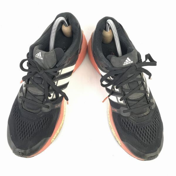 adidas/ Adidas *adistar boost ESM/ low cut спортивные туфли [28.0/ чёрный × оранжевый × белый ] линия ввод *J-136