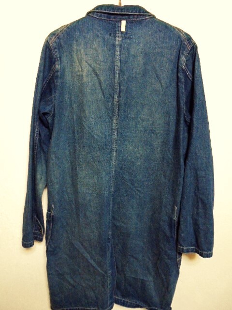 ●良品　ジョンブル　johnbull　デニム　ショップコート　サイズL●