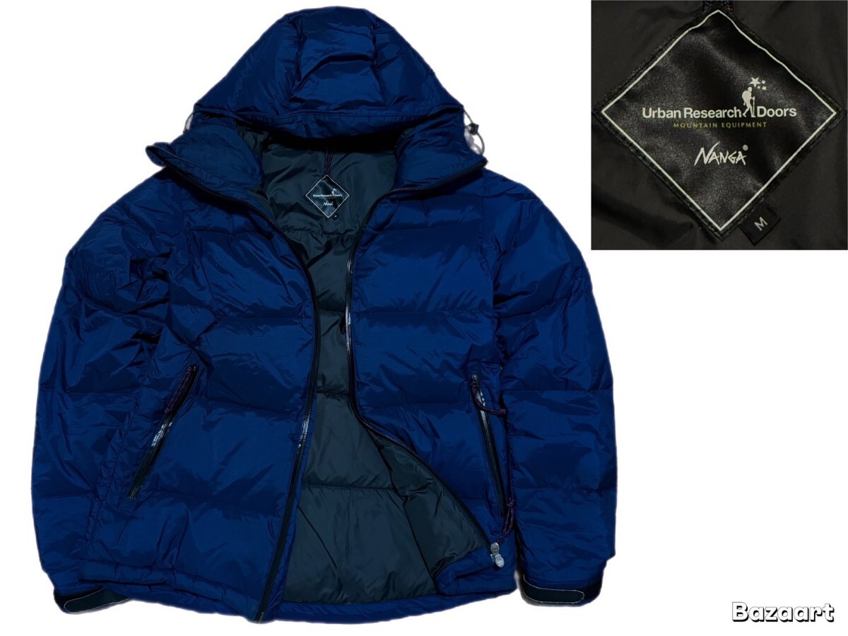 正規品 NANGA ナンガ × URBAN RESEARCH アーバンリサーチ iD AURORA 3LAYER DOWN オーロラ レイヤー ダウンジャケット M ネイビー