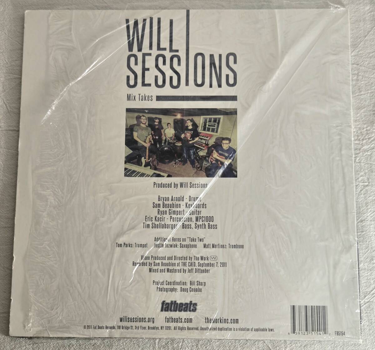 USオリジナル LP レコード Will Sessions / Mix Takes ジャズファンク ヒップホップ レアグルーヴ 名作 NAS、J DILLA、BOB JAMES_画像2