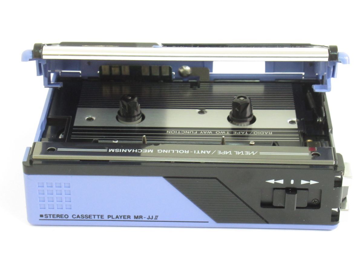 AN 2-1 本體美品 SANYO サンヨー ステレオ カセットプレーヤー MR-JJⅡ チューナーパック ヘッドホン コードアンテナ 取説付 MR-JJ2