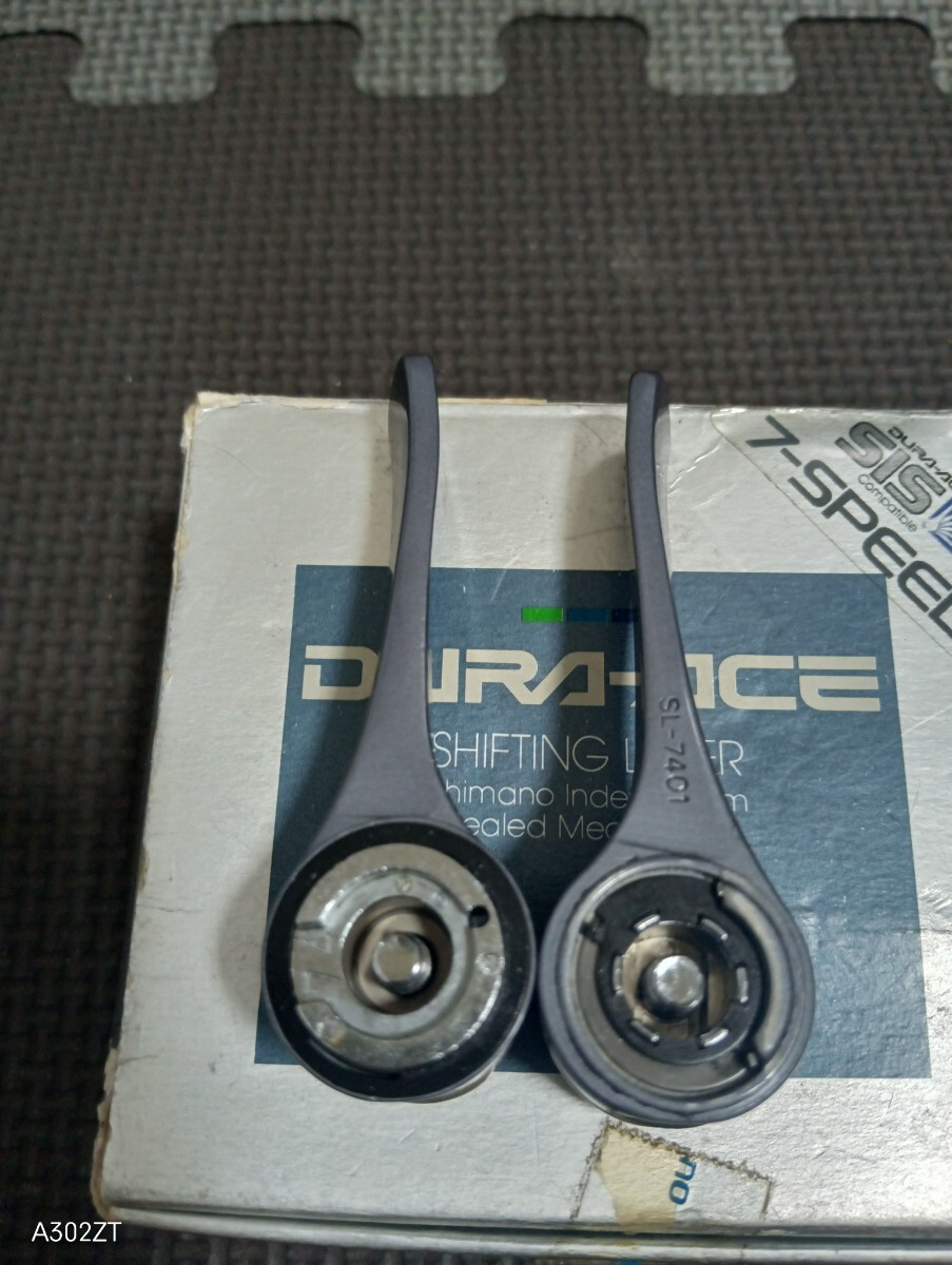 【美品】DURA-ACE　SL-7401　2×7s Wレバー デュラエース　SHIMANO　シマノ