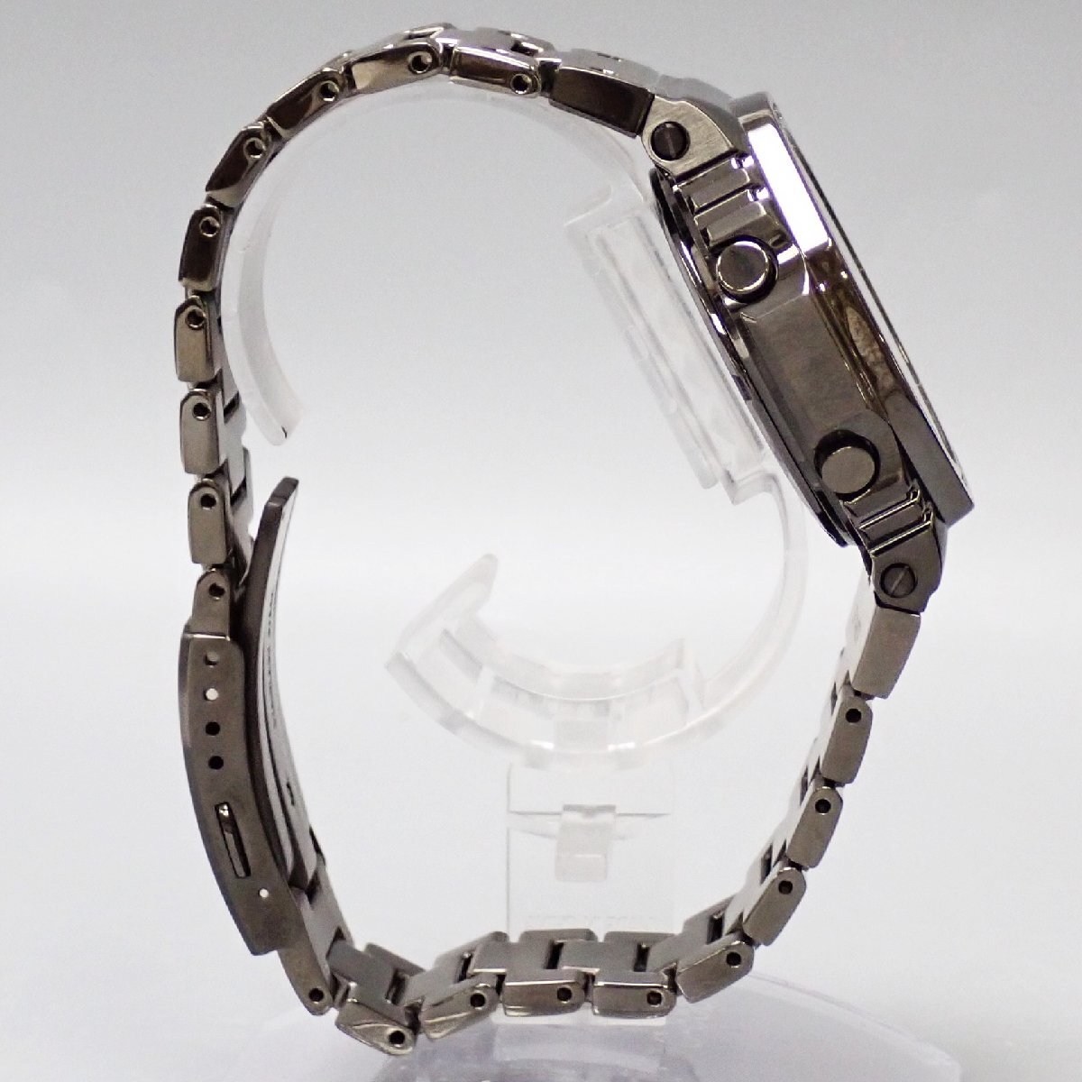 ★1円 美品 CASIO/カシオ G-SHOCK GM-B2100BD-1AJF フルメタルモデル タフソーラー/ブラック/Bluetooth搭載/保証殘/ケース付き&0010200393