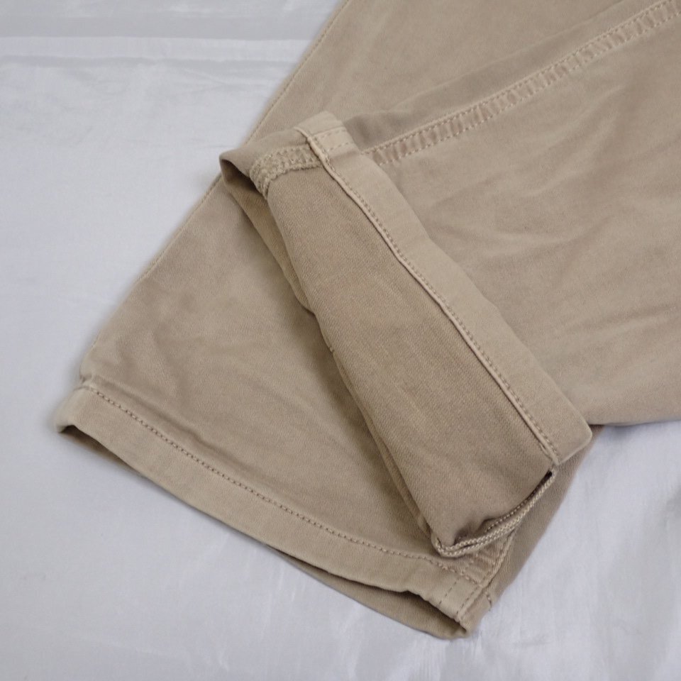 ★DIESEL/ディーゼル KROOLEY CB-NE ジョグジーンズ/スウェットデニムパンツ 32/メンズM相当/ベージュ/リペア加工/ストレッチ&2032300266_画像4