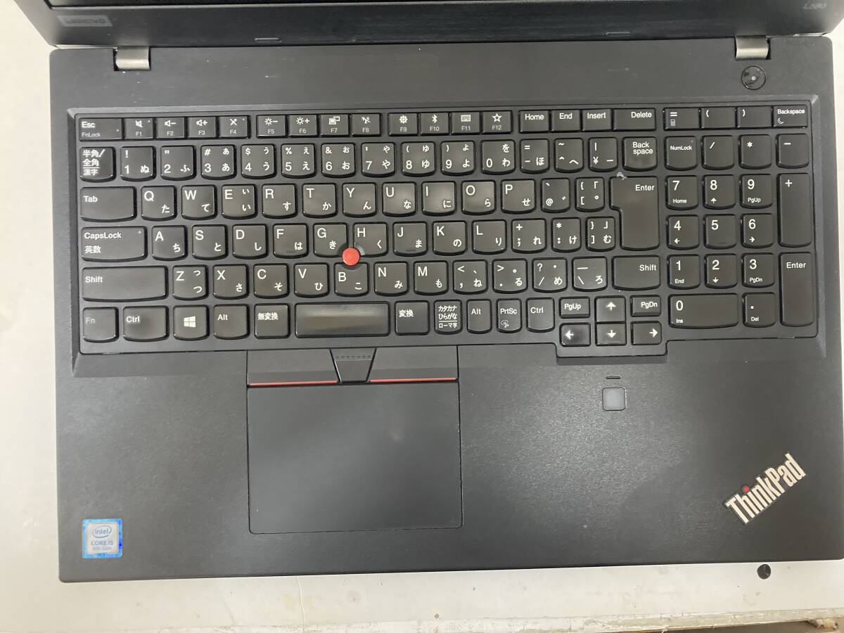 318)レノボThinkpad?。?80　i5　8250 8G 256SSD 2019オフイス付きテンキー解像度1920X1080　ACアダプター付き動作品　Windows11pro