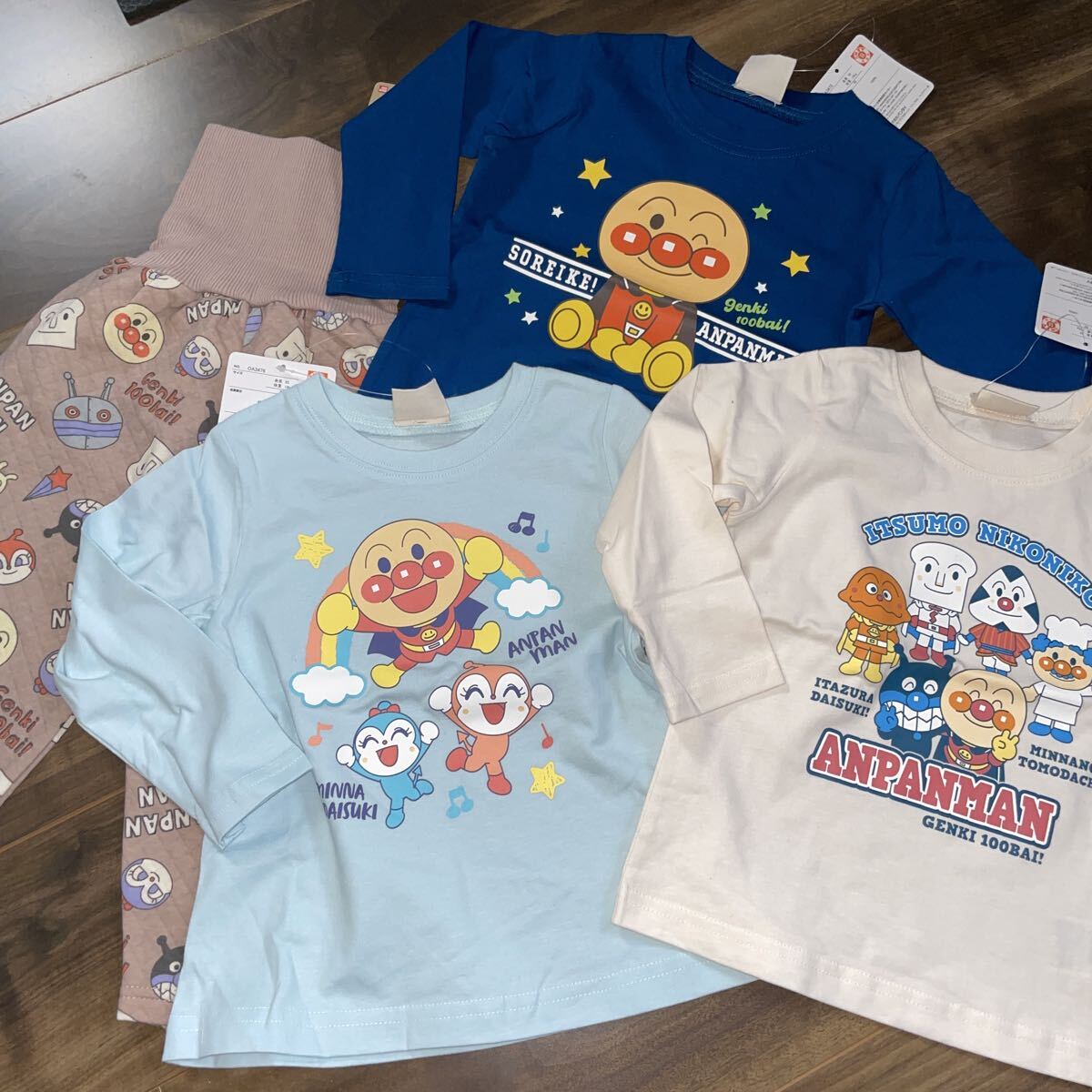 アンパンマン 男の子 セット 95㌢ 新品4枚セット