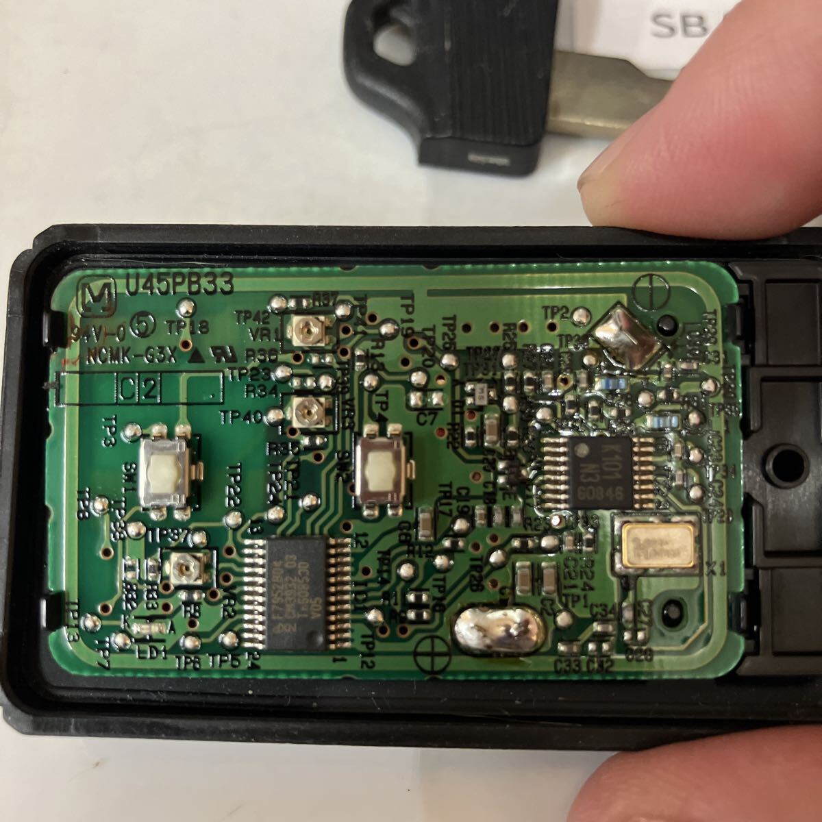 SB5032 點燈なし スバル純正 RN1 RN2 ステラ ステラカスタム U45PB33 2ボタン スマートキー キーレス リモコン