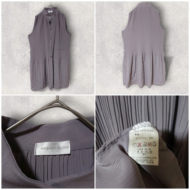 レディース 半袖 ノースリーブ まとめ売り 卸 8着 grove グローブ M L LL 黒 ブラック ピンク 緑 グリーン 古着_画像2