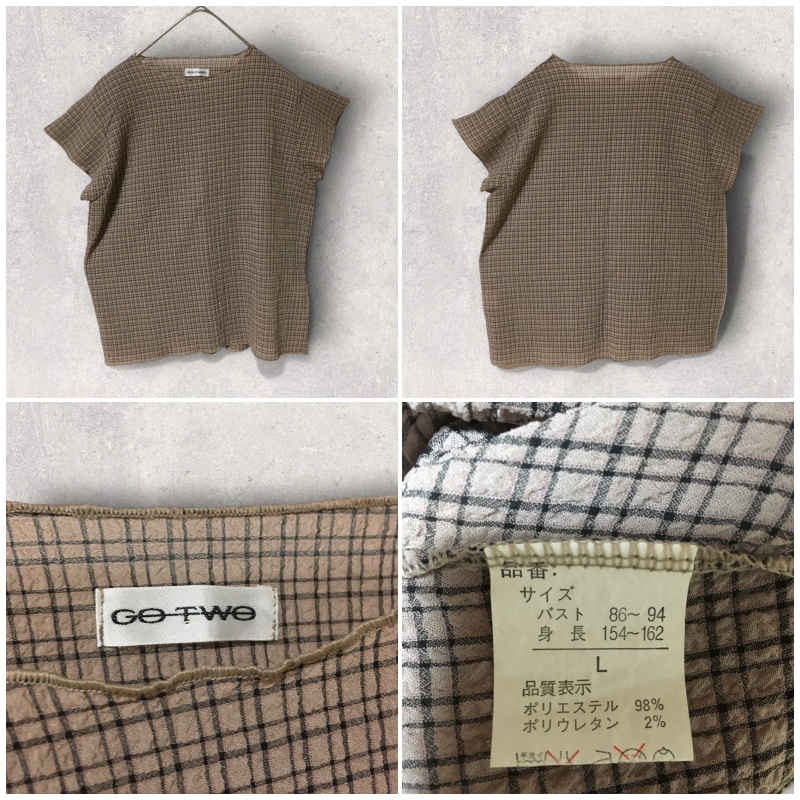 レディース 半袖 ノースリーブ まとめ売り 卸 8着 grove グローブ M L LL 黒 ブラック ピンク 緑 グリーン 古着_画像7