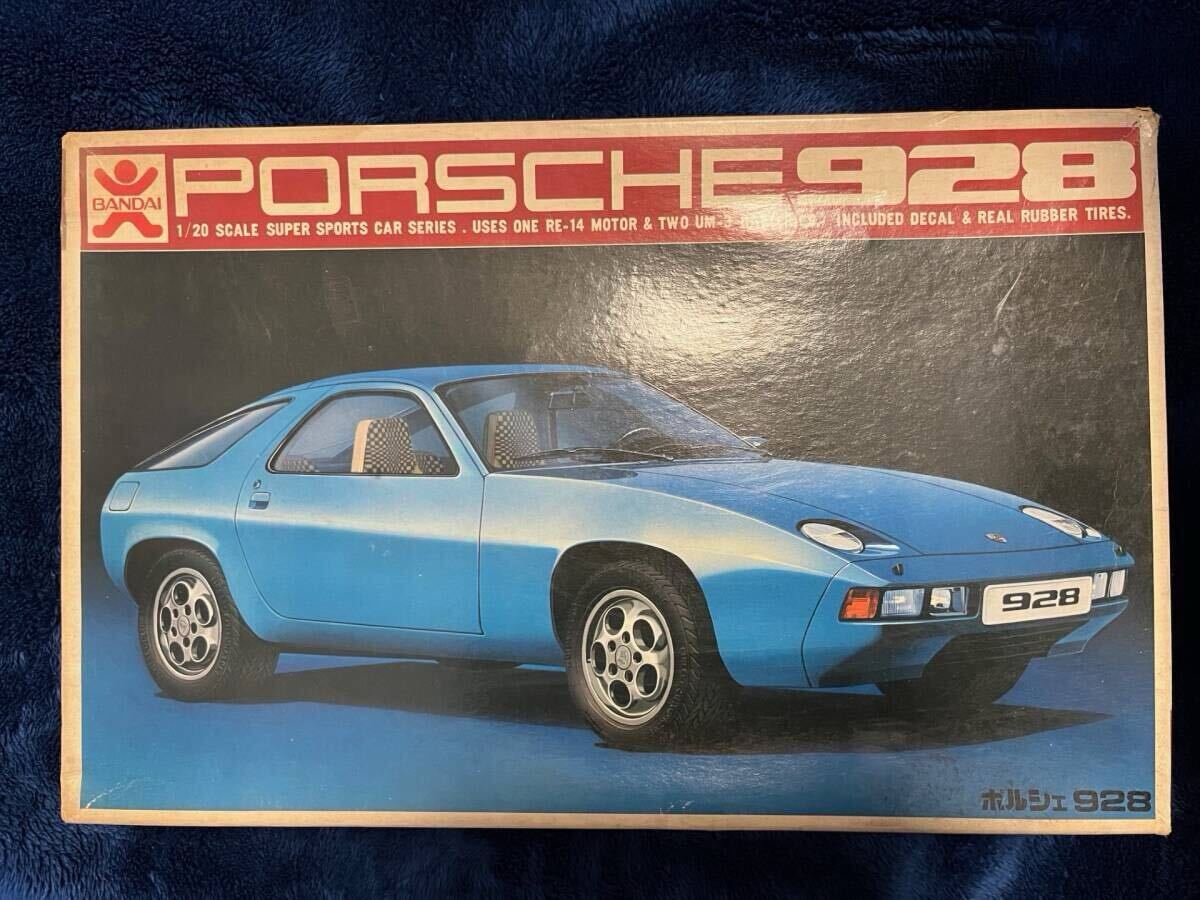 旧バンダイ　ポルシェ９２８　１／２０　未組み立て_画像1