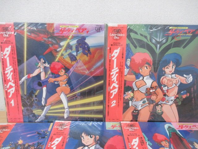 K1018 LD「ダーティペア オリジナル新ビデオシリーズ 全5枚揃」帯付 レーザーディスク